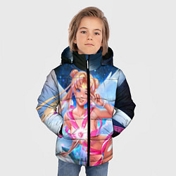 Куртка зимняя для мальчика HI, цвет: 3D-черный — фото 2