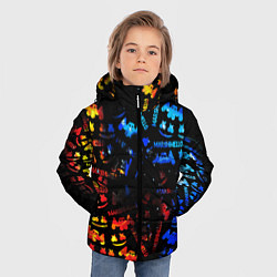Куртка зимняя для мальчика MARSMELLO FIRE, цвет: 3D-черный — фото 2