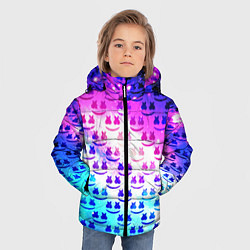 Куртка зимняя для мальчика MARSMELLO SPACE, цвет: 3D-черный — фото 2