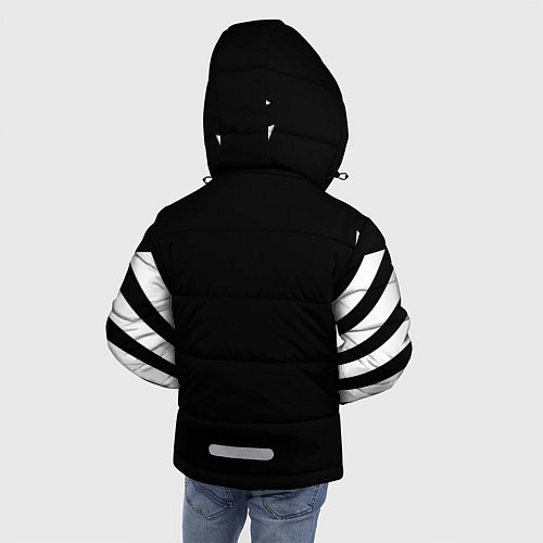 Зимняя куртка для мальчика Off-White: NYC / 3D-Черный – фото 4