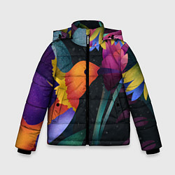 Куртка зимняя для мальчика Колибри, цвет: 3D-черный