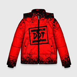 Куртка зимняя для мальчика ДДТ Лого, цвет: 3D-красный