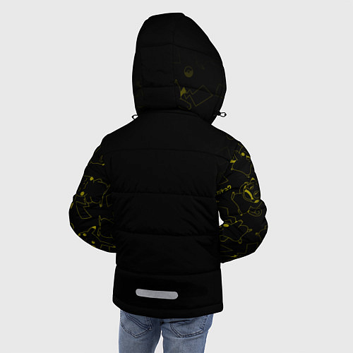Зимняя куртка для мальчика ПИКАЧУ / 3D-Черный – фото 4