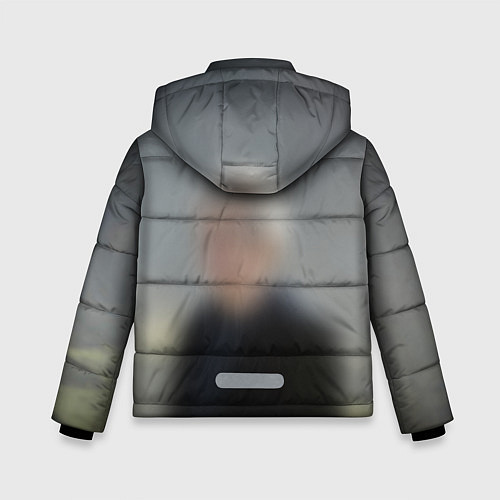 Зимняя куртка для мальчика ДОКТОР КТО / 3D-Светло-серый – фото 2