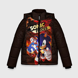 Куртка зимняя для мальчика SONIC, цвет: 3D-черный