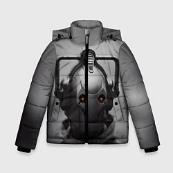 Куртка зимняя для мальчика CYBERMAN, цвет: 3D-черный