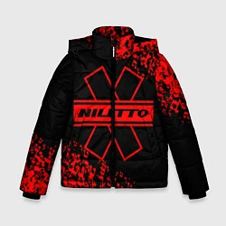 Куртка зимняя для мальчика NILETTO, цвет: 3D-черный