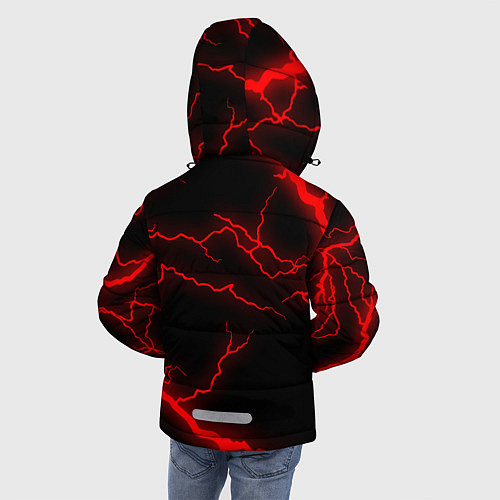 Зимняя куртка для мальчика DOOM ETERNAL / 3D-Черный – фото 4