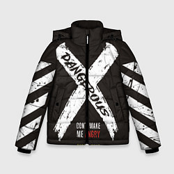 Куртка зимняя для мальчика Off-White: Dangerous, цвет: 3D-красный