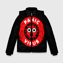 Куртка зимняя для мальчика Panic Virus, цвет: 3D-черный