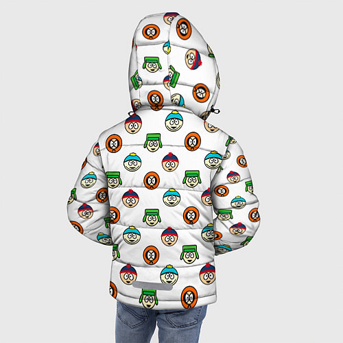 Зимняя куртка для мальчика Южный парк / 3D-Черный – фото 4