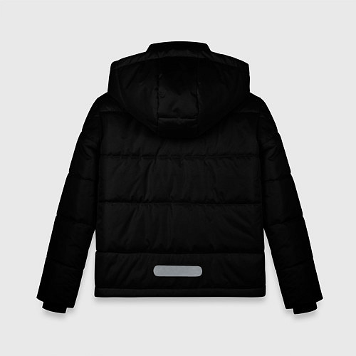 Зимняя куртка для мальчика Панда в краске / 3D-Светло-серый – фото 2