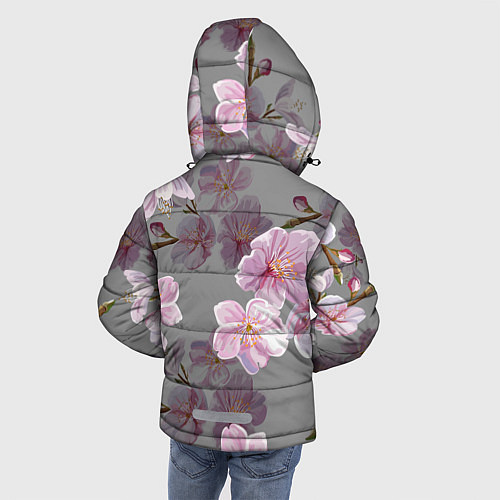 Зимняя куртка для мальчика САКУРА / 3D-Черный – фото 4