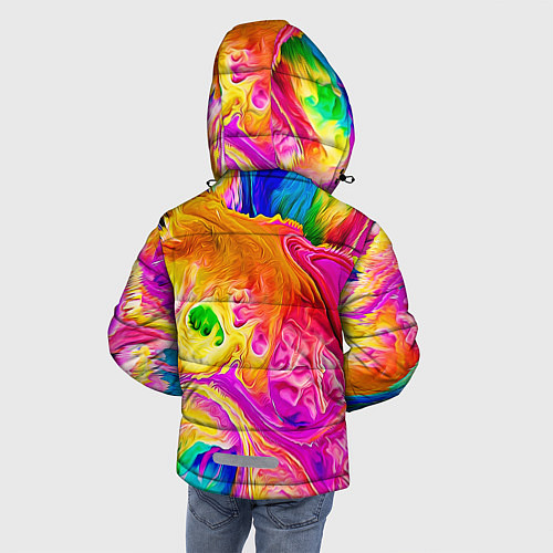 Зимняя куртка для мальчика TIE DYE / 3D-Черный – фото 4