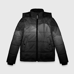 Куртка зимняя для мальчика GRAY GEOMETRY, цвет: 3D-черный