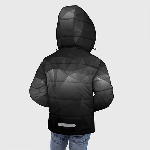 Зимняя куртка для мальчика GRAY GEOMETRY / 3D-Черный – фото 4