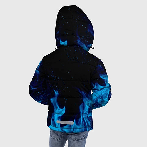 Зимняя куртка для мальчика СИНИЙ ОГОНЬ / 3D-Черный – фото 4