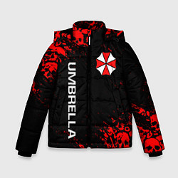 Куртка зимняя для мальчика UMBRELLA CORP, цвет: 3D-черный