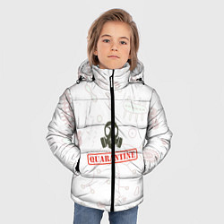 Куртка зимняя для мальчика Quarantine, цвет: 3D-черный — фото 2