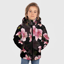 Куртка зимняя для мальчика САКУРА ВИШНЯ, цвет: 3D-черный — фото 2