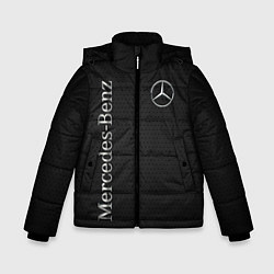 Куртка зимняя для мальчика Mersedes, цвет: 3D-черный