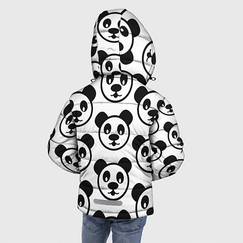 Зимняя куртка для мальчика Panda / 3D-Черный – фото 4