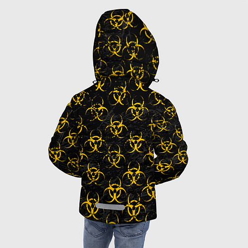 Зимняя куртка для мальчика YELLOW BIOHAZARD / 3D-Черный – фото 4