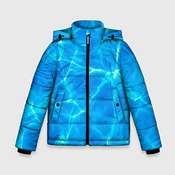 Куртка зимняя для мальчика Вода, цвет: 3D-светло-серый