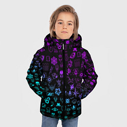 Куртка зимняя для мальчика RAINBOW SIX SIEGE NEON, цвет: 3D-черный — фото 2