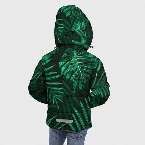Зимняя куртка для мальчика Я из джунглей / 3D-Черный – фото 4