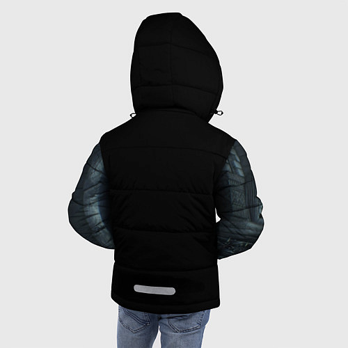Зимняя куртка для мальчика Bloodborne / 3D-Черный – фото 4