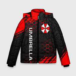 Куртка зимняя для мальчика UMBRELLA CORP, цвет: 3D-светло-серый