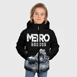 Куртка зимняя для мальчика METRO EXODUS, цвет: 3D-светло-серый — фото 2