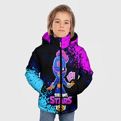 Куртка зимняя для мальчика BRAWL STARS TARA, цвет: 3D-черный — фото 2
