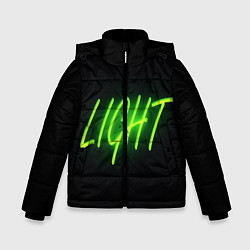 Куртка зимняя для мальчика LIGHT, цвет: 3D-черный