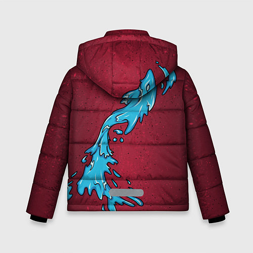 Зимняя куртка для мальчика Дух воды / 3D-Светло-серый – фото 2