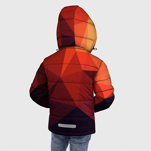 Зимняя куртка для мальчика Грани / 3D-Черный – фото 4