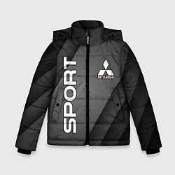 Куртка зимняя для мальчика MITSUBISH SPORT, цвет: 3D-черный