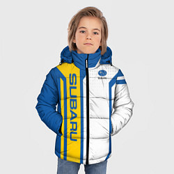 Куртка зимняя для мальчика Subaru Driver team, цвет: 3D-черный — фото 2