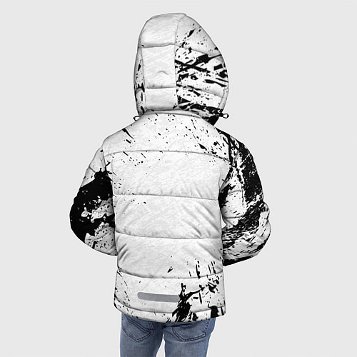 Зимняя куртка для мальчика BLOODBORNE / 3D-Черный – фото 4