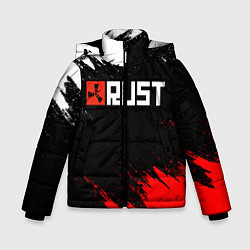 Куртка зимняя для мальчика RUST, цвет: 3D-черный