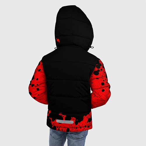 Зимняя куртка для мальчика RUST / 3D-Черный – фото 4