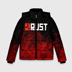 Куртка зимняя для мальчика RUST, цвет: 3D-красный