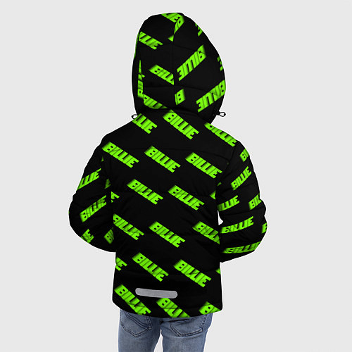 Зимняя куртка для мальчика Billie Eilish / 3D-Черный – фото 4