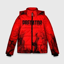 Куртка зимняя для мальчика PREDATOR, цвет: 3D-черный
