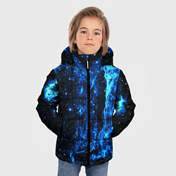 Куртка зимняя для мальчика Туманность Вуаль, цвет: 3D-черный — фото 2