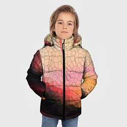 Куртка зимняя для мальчика Пикси кожа, цвет: 3D-черный — фото 2