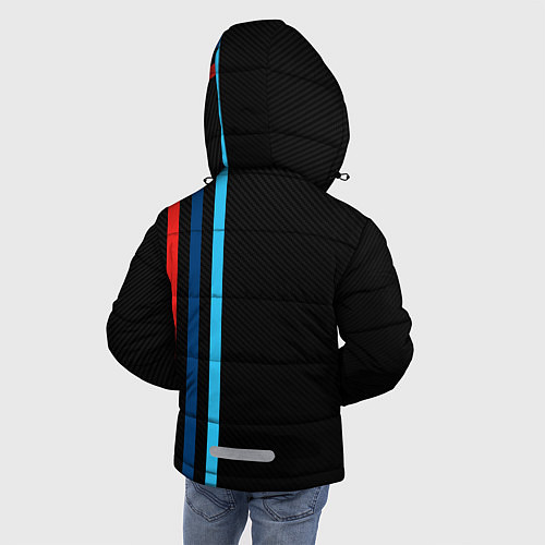 Зимняя куртка для мальчика BMW M SPORT CARBON / 3D-Черный – фото 4