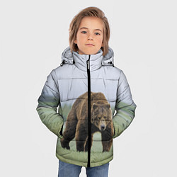 Куртка зимняя для мальчика Россия, цвет: 3D-светло-серый — фото 2