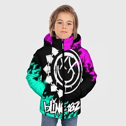 Куртка зимняя для мальчика Blink-182 5, цвет: 3D-черный — фото 2